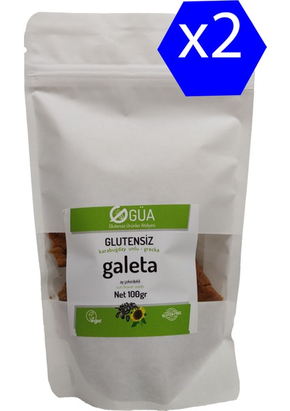 GÜA Glütensiz Galeta Ay Çekirdekli 100g * 2 adet