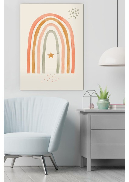 Kanvas Rainbow Deseni Tablo 0565