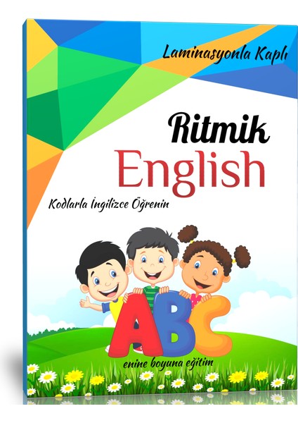 Ritmik Ingilizce Kelime Ezberleme Laminasyon Kitabı