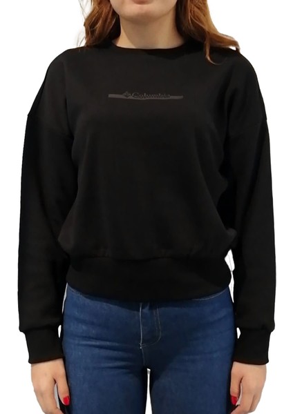 W Bar Slip Crop Kadın Sweatshirt - CS0212