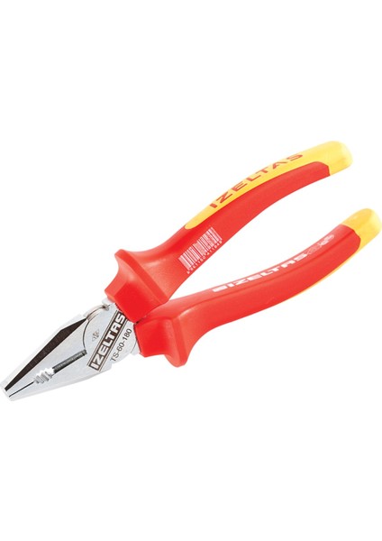 Izeltaş Elektrikçi Kombine Pense 1000V Izoleli 180MM 3020126180