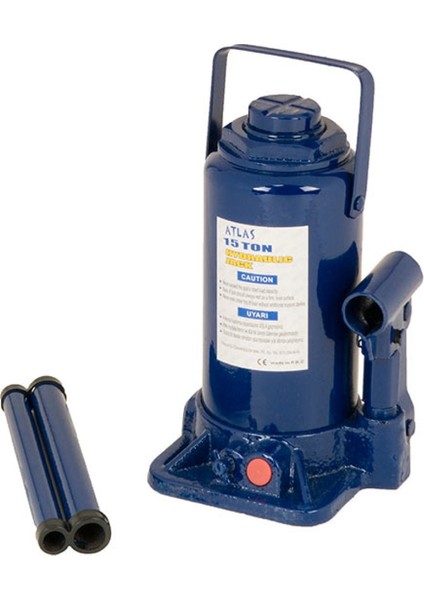 Atlas Hidrolik Şişe Kriko 15 Ton Kapasite ATŞK15