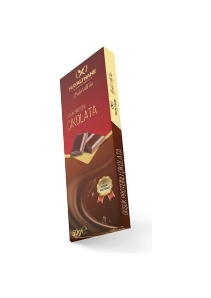Düşük Proteinli Tablet Çikolata 50 gr (12'li Paket)