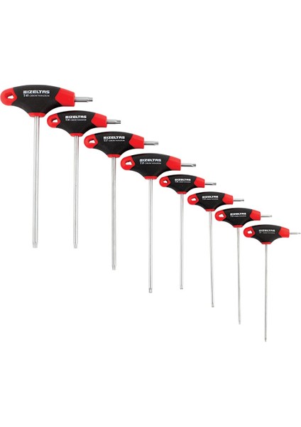 Torx Allen Anahtar Takımı T Tipi 8 Parça 4909008108