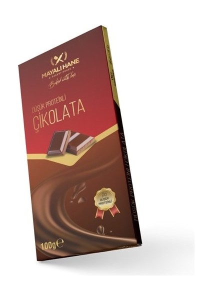 Düşük Proteinli Tablet Çikolata 100 gr (6'lı Paket)