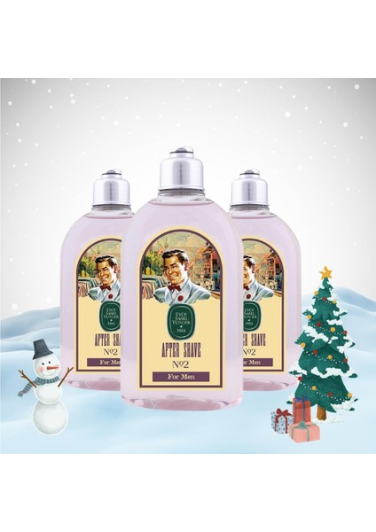 Yılbaşı Paketi Tıraş Kolonyası No:2 x 3