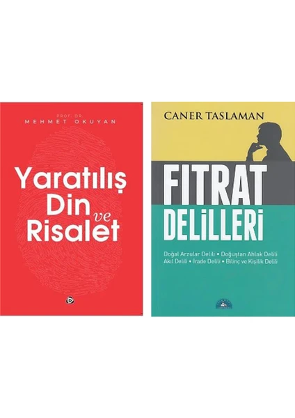 Yaratılış Din ve Risalet - Fıtrat Delilleri (2 Kitap Set)