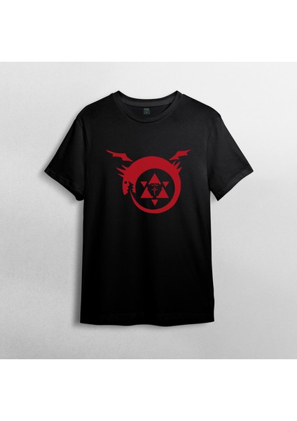 Fullmetal Alchemist %100 Pamuklu Bisiklet Yaka T-Shirt Model - 3