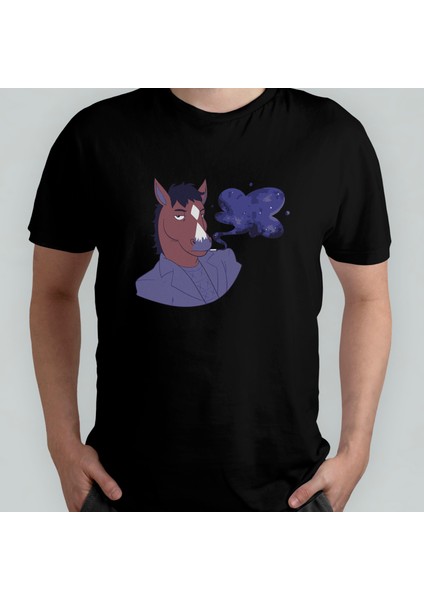 Bojack Horseman %100 Pamuklu Bisiklet Yaka T-Shirt Model - 2