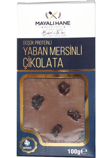 Düşük Proteinli Yaban Mersinli Çikolata 100 gr (6'lı Paket)
