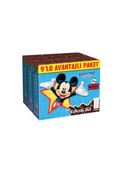 Disney Kakaolu Süt 9X180 ml (2 Adet)