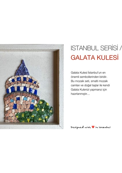 Galata Kulesi Mozaik Kit -Istanbul Serisi