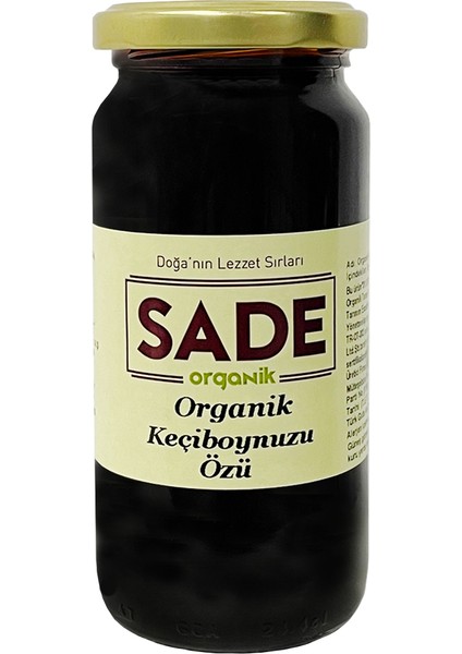 Sade Organik Keçiboynuzu Özü 315 gr