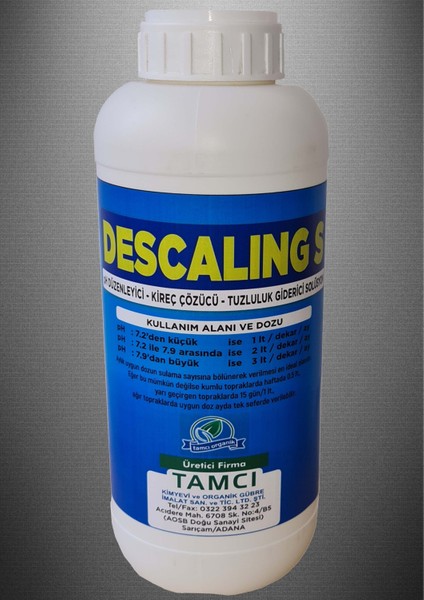 Tamcı - Descaling-S | 1LT PH Düzenleyici