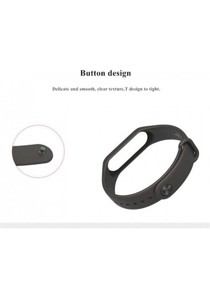 Xiaomi Mi Band 3 Jel Liquid Klasik Silikon Kordon