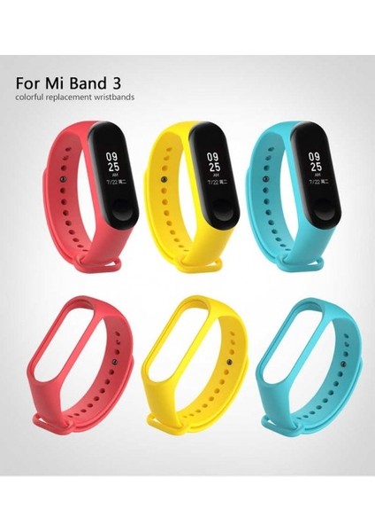 Xiaomi Mi Band 3 Jel Liquid Klasik Silikon Kordon