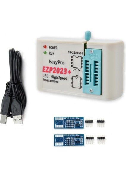 EZP2023+ USB Eeprom Flash Bios Programlayıcı Spı Anakart Hafıza Entegresi