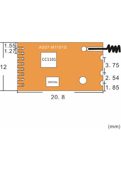 CC1101 433MHZ Kablosuz Haberleşme Modülü Spı 1000 Metre Rf Alıcı Verici Transceiver fırsatları