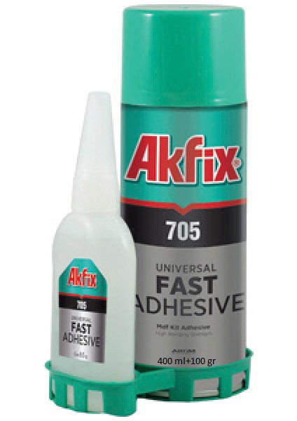 Hızlı Yapıştırıcı Sprey Kit 400 ml + 100 gr