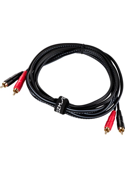 KCL-244-3M 2 x Rca Male - 2 x Rca 3mt Kablo