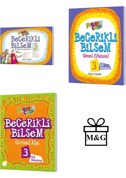 Fenomen Yayıncılık Becerikli Bilsem 3 Genel Zihinsel ve Görsel Algı Set