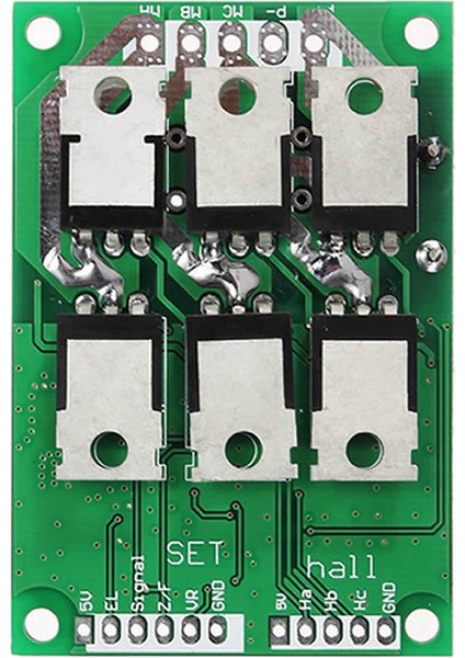 Dc 12V 36V 15A 500W Fırçasız Motor Sürücü Pwm Bldc Kontrol Kartı Jyqd-V7.3e2 120 Derece