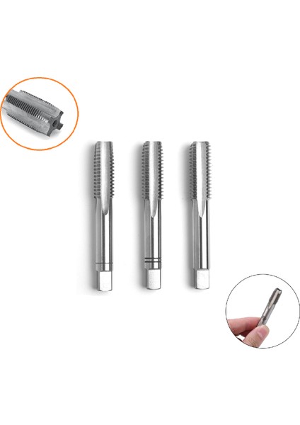 DIN352 Klavuz Takım M18 Set 3 Parça