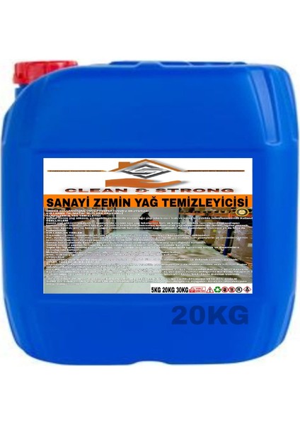 Sanayi Zemin Yağ Temizleyici 20KG
