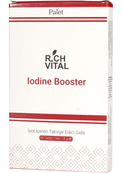 Rich Vital Iodine Booster 60 iyot Tablet