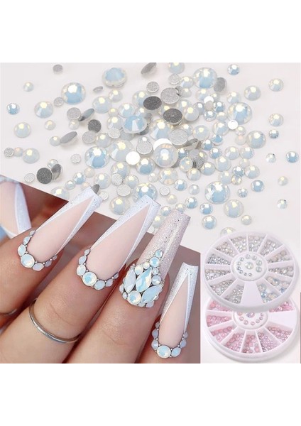 Blue Mavi Swarovski Süsleme Taş Seti