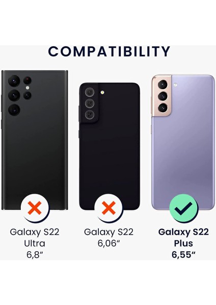 Samsung Galaxy S22 PLUS Kılıf Boyun - Omuz Askılı Köşe Korumalı Beyaz iPli Kordonlu Anti Şok Şeffaf Silikon indirimleri