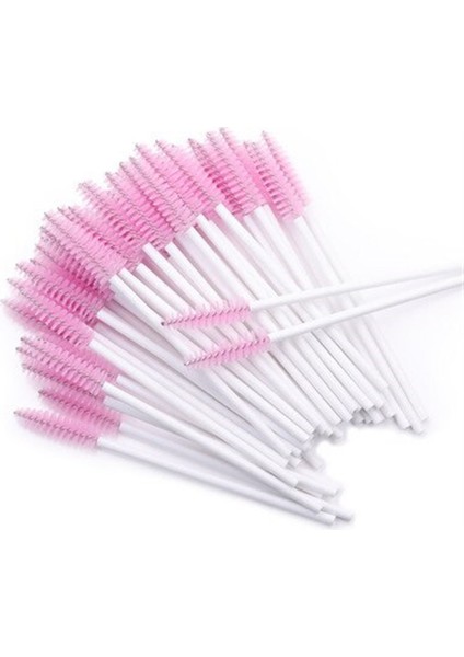 Pembe 50 'li Kirpik Fırçası