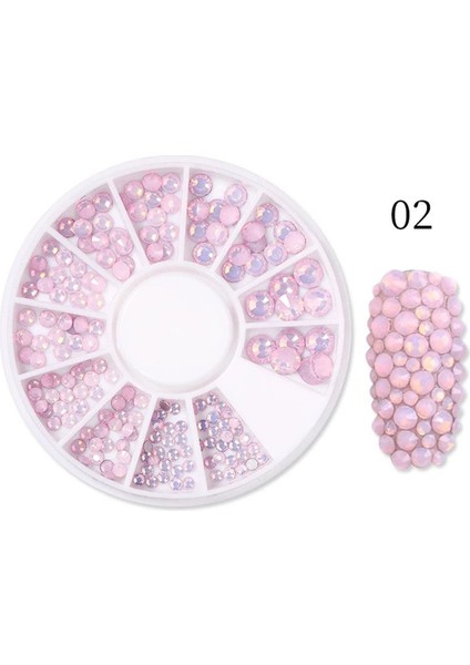 Pink Pembe Swarovski Süsleme Taş Seti