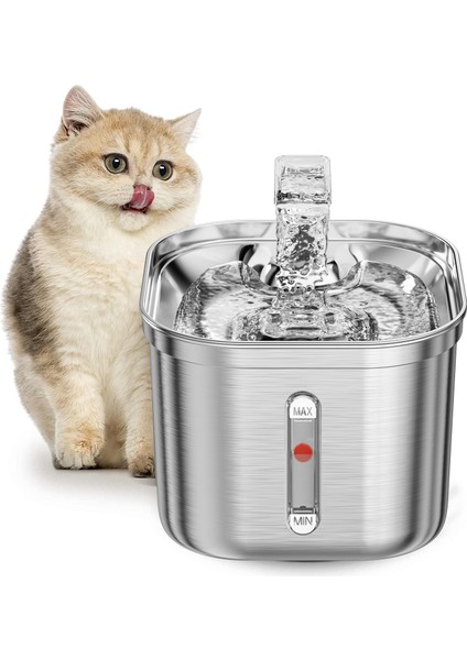 Pet Akıllı Kare Paslanmaz Çelik Su Filtresi Su Sebili (Yurt Dışından)