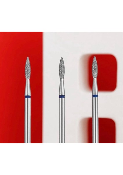 3lu Ateş Mavi Elmas Freze Uç