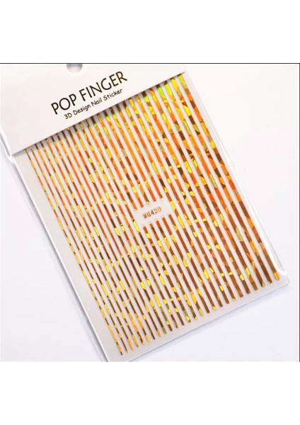 Born Pretty Gold Yazılı Stıcker fiyatları