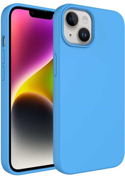 iPhone 14 Kılıf Sıvı Teknolojili Silinebilir Kamera Çıkıntılı Lansman Sert Silikon
