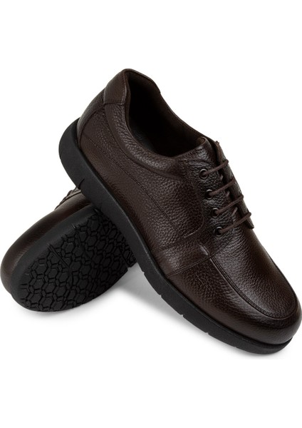 Hakiki Deri Kahverengi Günlük Erkek Ayakkabı modelleri