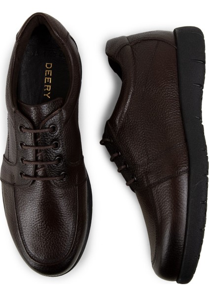 Hakiki Deri Kahverengi Günlük Erkek Ayakkabı fırsatları