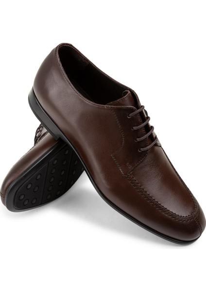 Hakiki Deri Kahverengi Klasik Erkek Ayakkabı modelleri