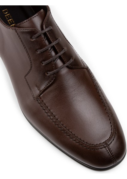Hakiki Deri Kahverengi Klasik Erkek Ayakkabı indirimleri