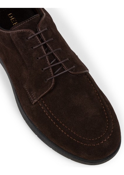 Hakiki Süet Kahverengi Günlük Erkek Ayakkabı indirimleri