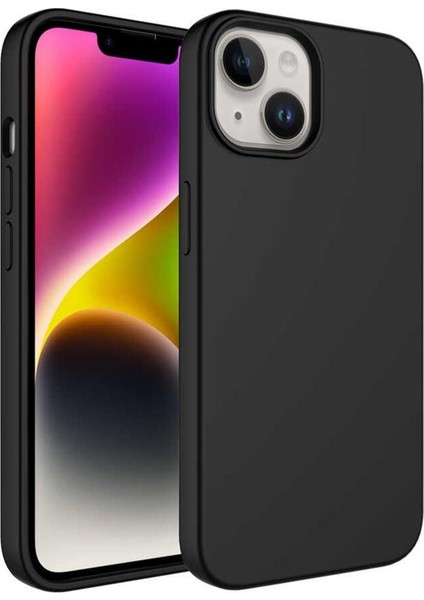 iPhone 14 Plus Kılıf Sıvı Teknolojili Silinebilir Kamera Çıkıntılı Lansman Sert Silikon