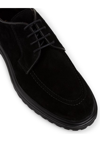 Hakiki Süet Siyah Günlük Erkek Ayakkabı indirimleri