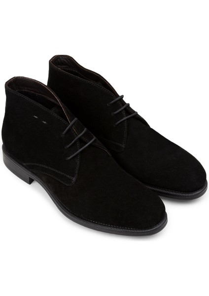 Hakiki Süet Siyah Bağcıklı Erkek Bot fiyatları