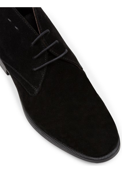 Hakiki Süet Siyah Bağcıklı Erkek Bot indirimleri