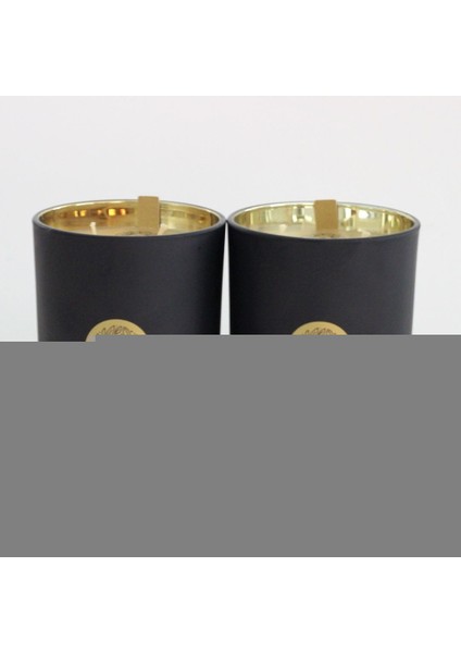 Mum 250G Soya Kokusuz Reflections Siyah-Gold 500G Cam 8 X 9 cm