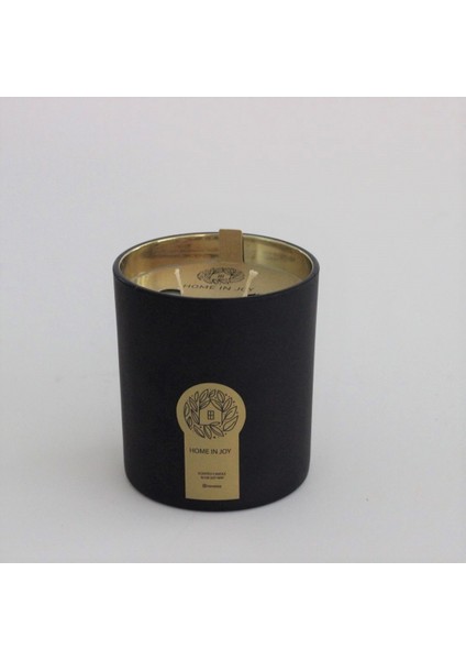 Mum 250G Soya Amber Kokulu Reflections Siyah-Gold 500G Cam 8 X 9 cm