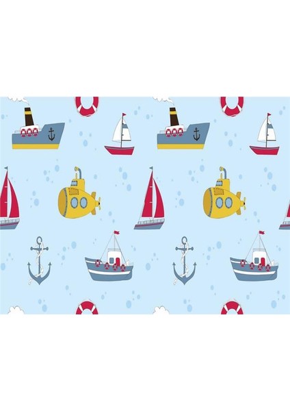 3boyutluduvarkagitlari Denizci Görselleri Çocuk Odası Duvar Kağıdı Vinil