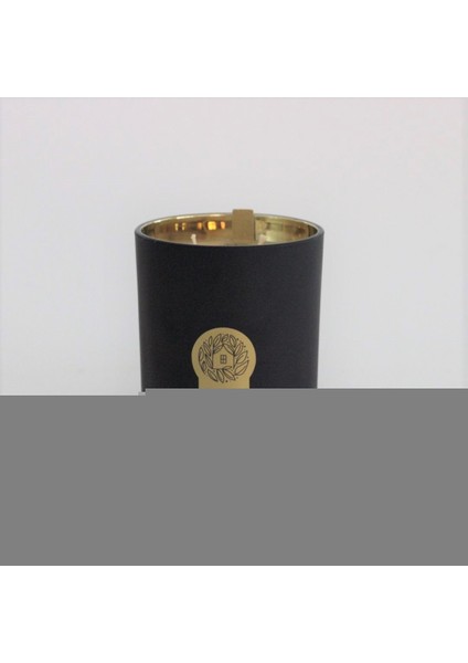 Mum 250G Soya Boğaziçi Kokulu Reflections Siyah-Gold 500G Cam 8 X 9 cm